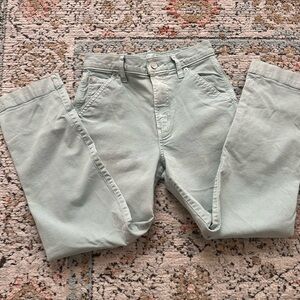 GAP Teal Carpenter Straight Leg Pants | 24R